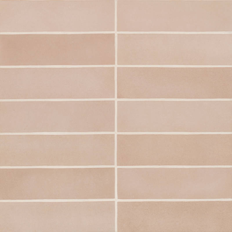 Makoto Momoiro Blush 2.5x10, Matte, Wall Tile