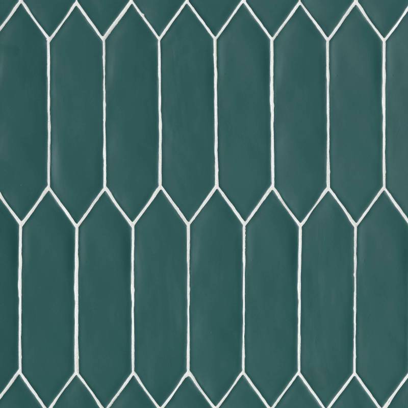 Reine Dark Teal Mosaic