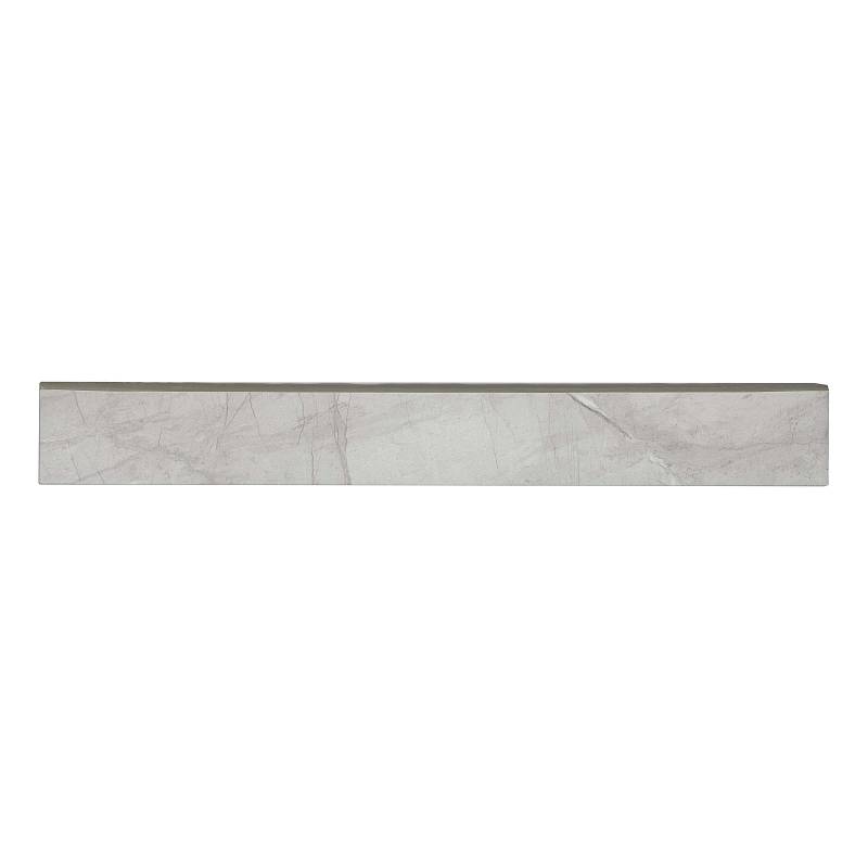 White Matte Porcelain Tile 3x24 from Tesoro Collection by Bedrosians