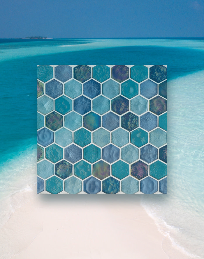 Deep Sea Blend in Hexagon