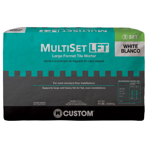 Custom Multi-Set LFT Thin-Set in White - 50 lb. Bag