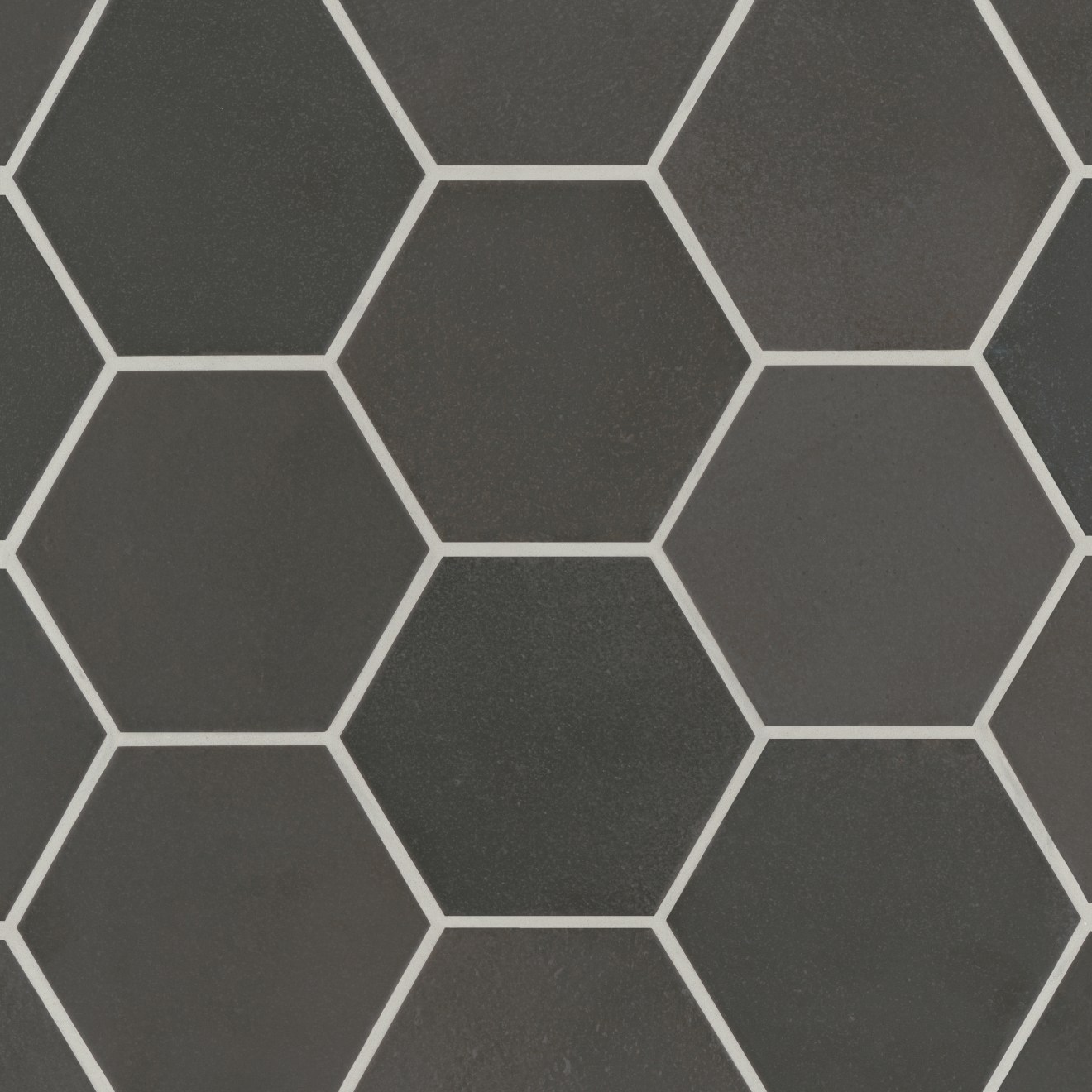 Celine 4 Hexagon Matte Porcelain Floor And Wall Tile In Black Bedrosians Tile And Stone 1836