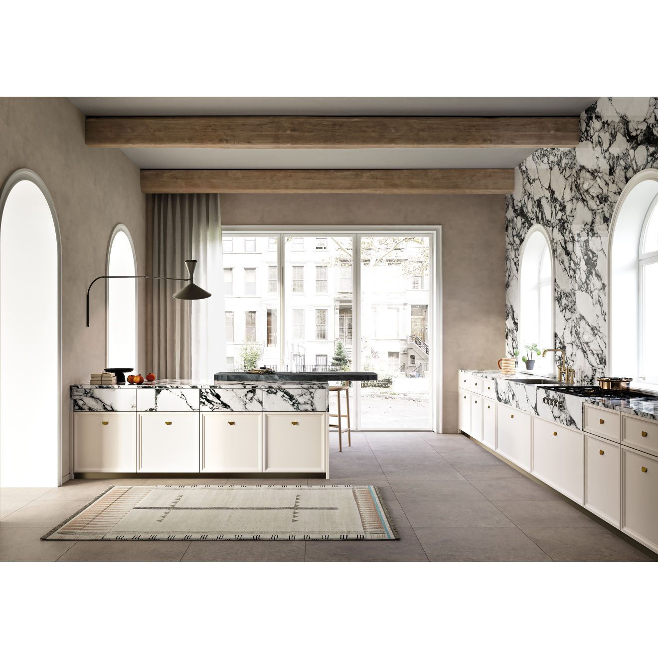 Magnifica 30 X 30 Floor Wall Tile In Cementi Bedrosians Tile Stone
