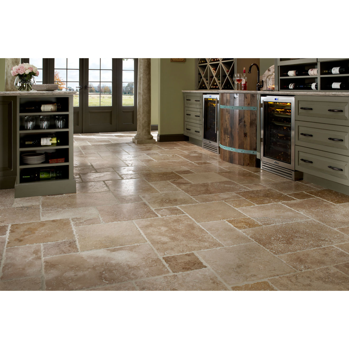 Warm Walnut Floor Wall Tile Bedrosians Stone