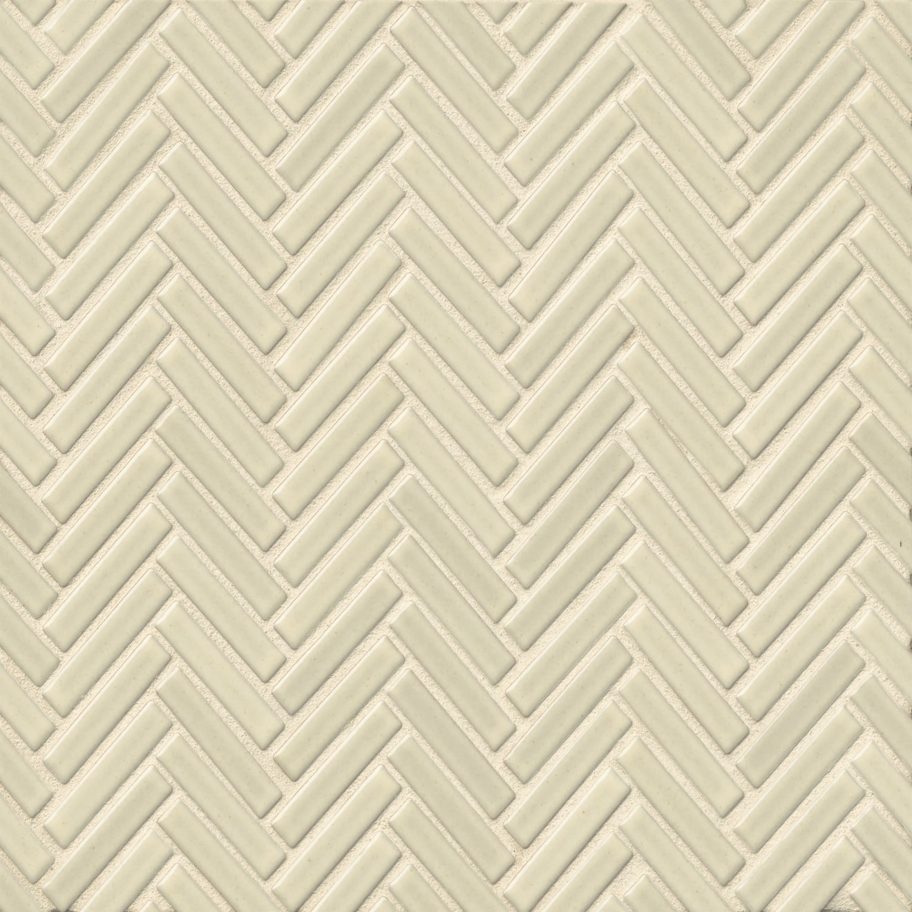 90 1/2" x 2" Floor & Wall Mosaic in Off White