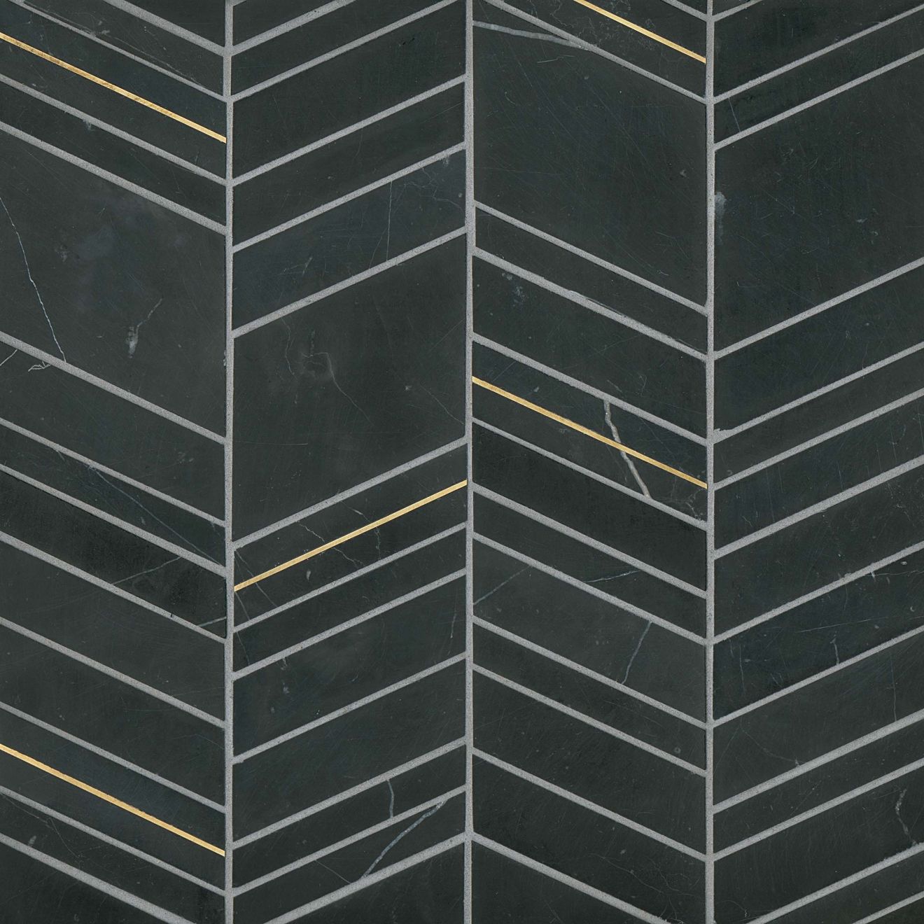 Ferrara Wall Mosaic in Nero