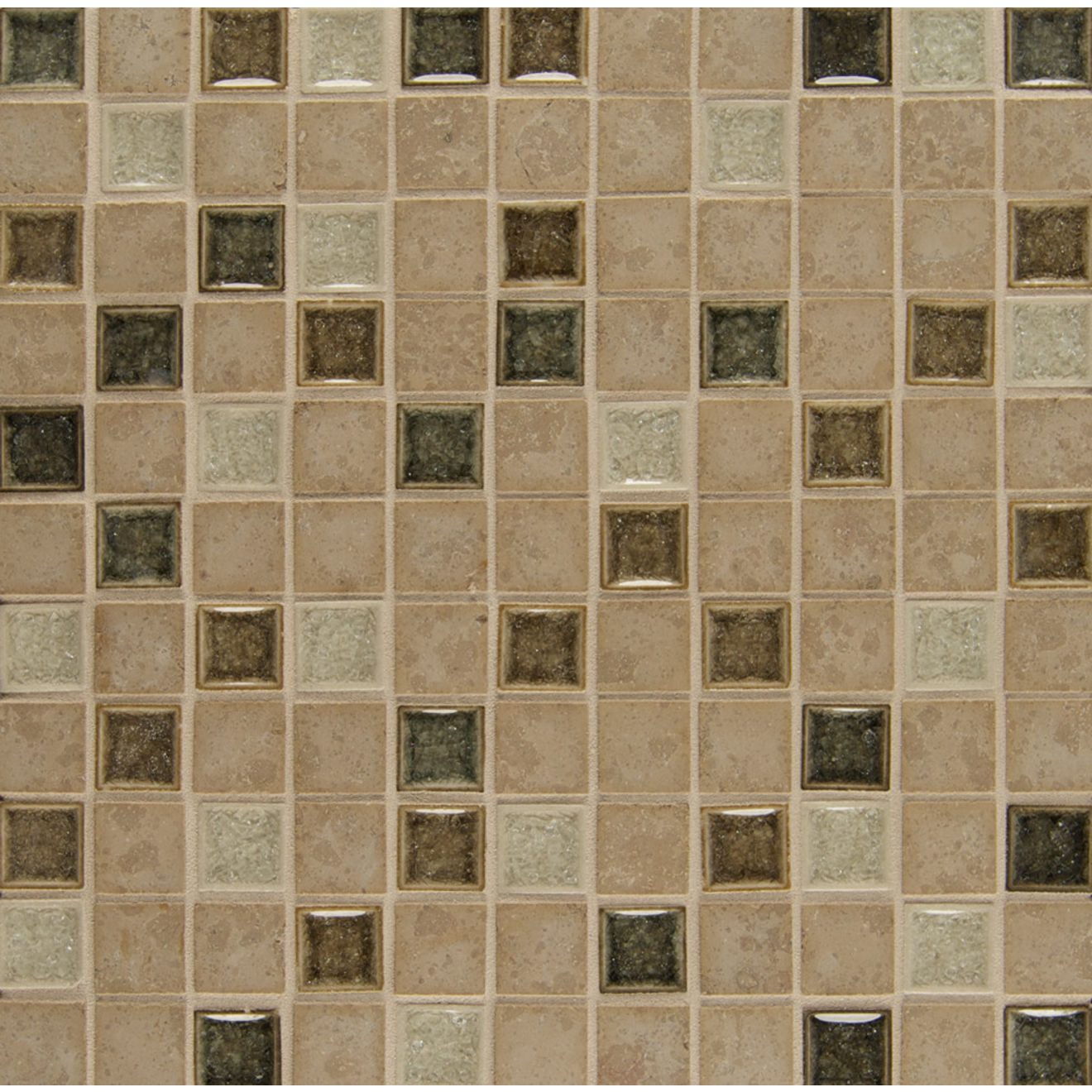 Kismet 1" x 1" Wall Mosaic in Bliss