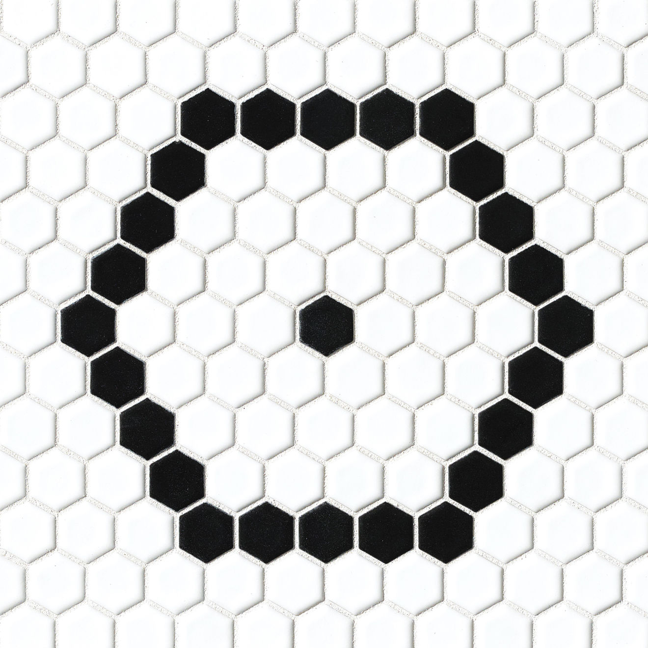 Le Cafe 1" x 1" Floor & Wall Mosaic in Mix