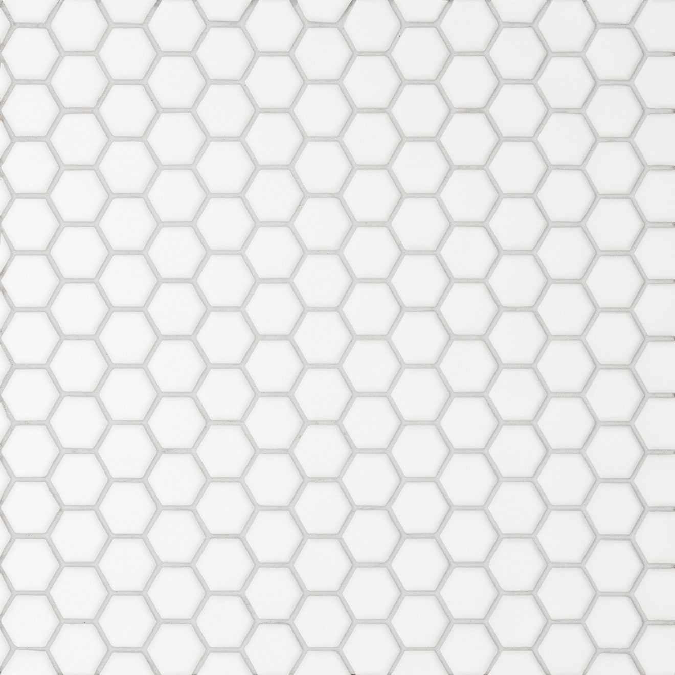 Le Cafe 1" x 1" Floor & Wall Mosaic in White