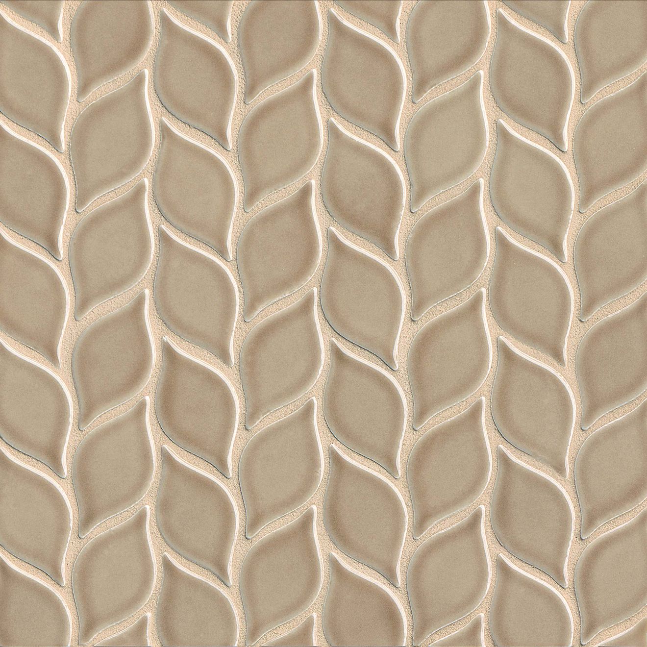Provincetown 2-13/16" x 1-7/16" Floor & Wall Mosaic in Highland Brown
