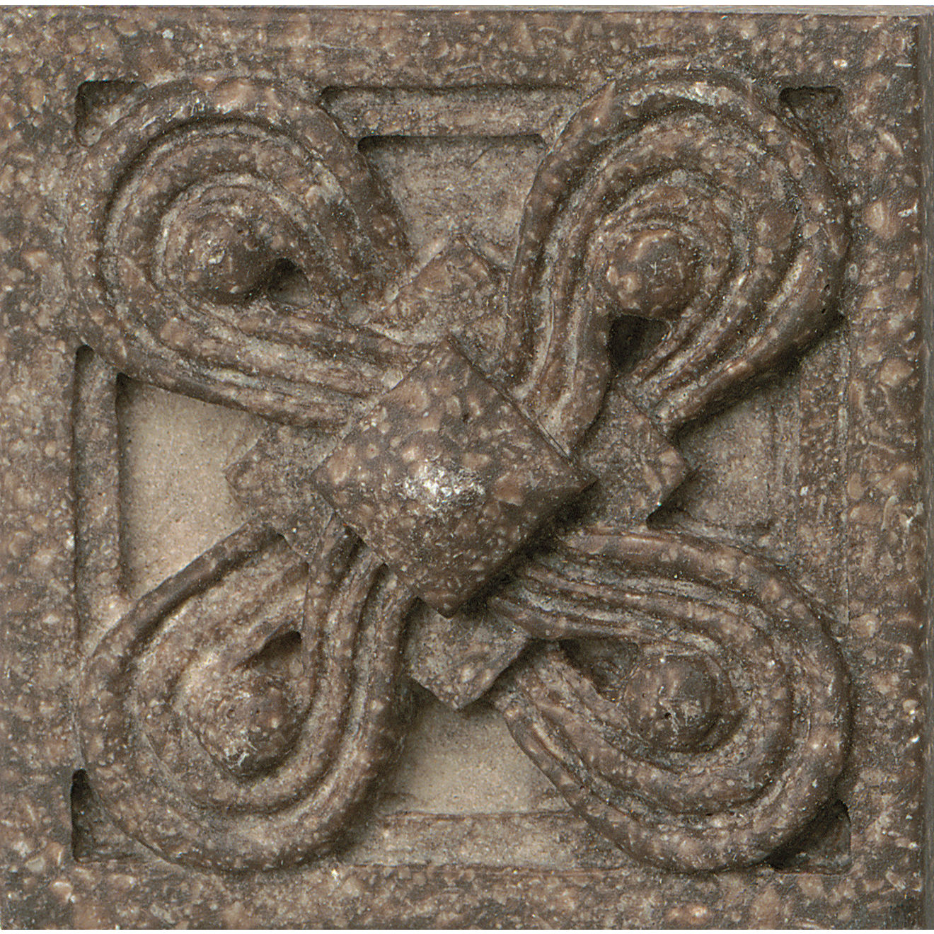 Marmi Di Napoli 2.25" x 2.25" Decorative Tile in Bruno Di Pietra