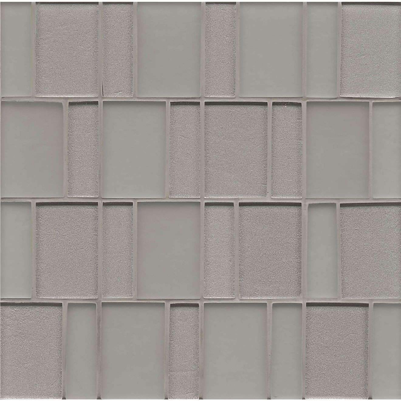 Manhattan Wall Mosaic in Platinum