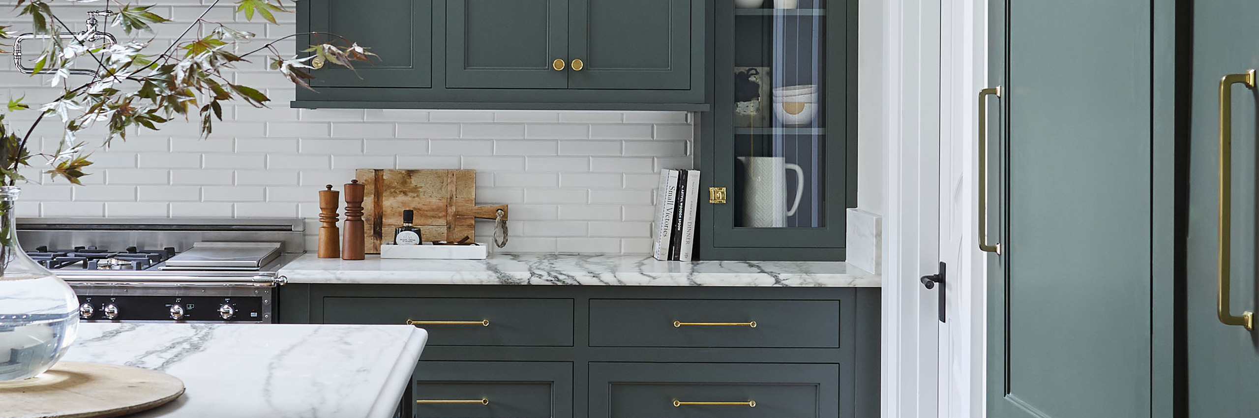 Emily Henderson Portland Kitchen - Danby Montclair Marble