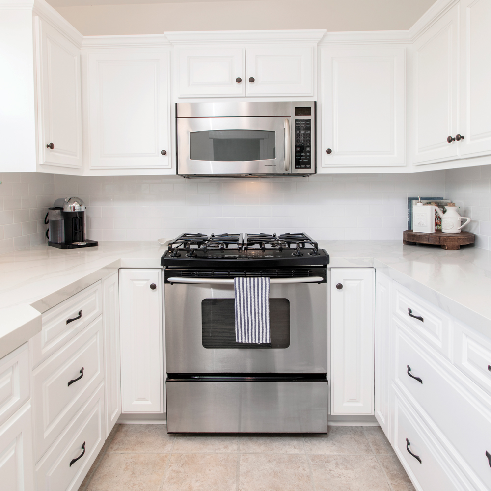 White grout with white tile