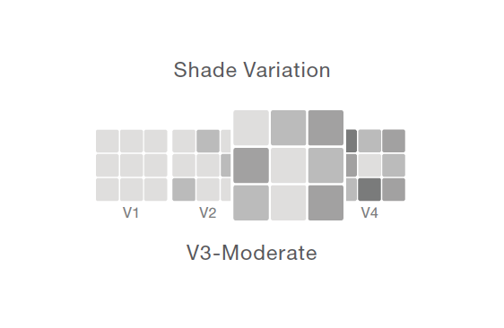 Shade variation: V3 - moderate