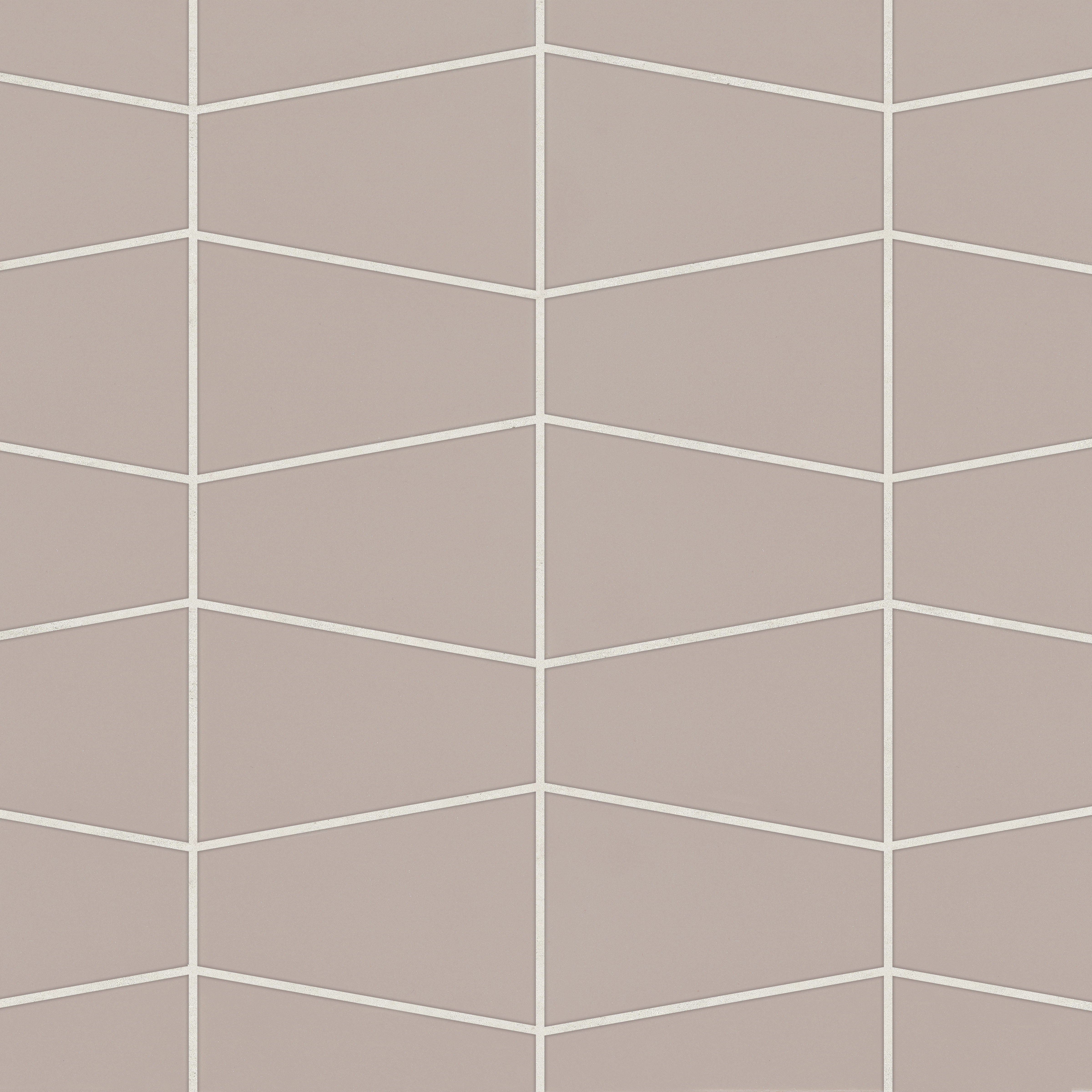 Marin Trapezoid Matte Porcelain Mosaic in Coastal Cliff