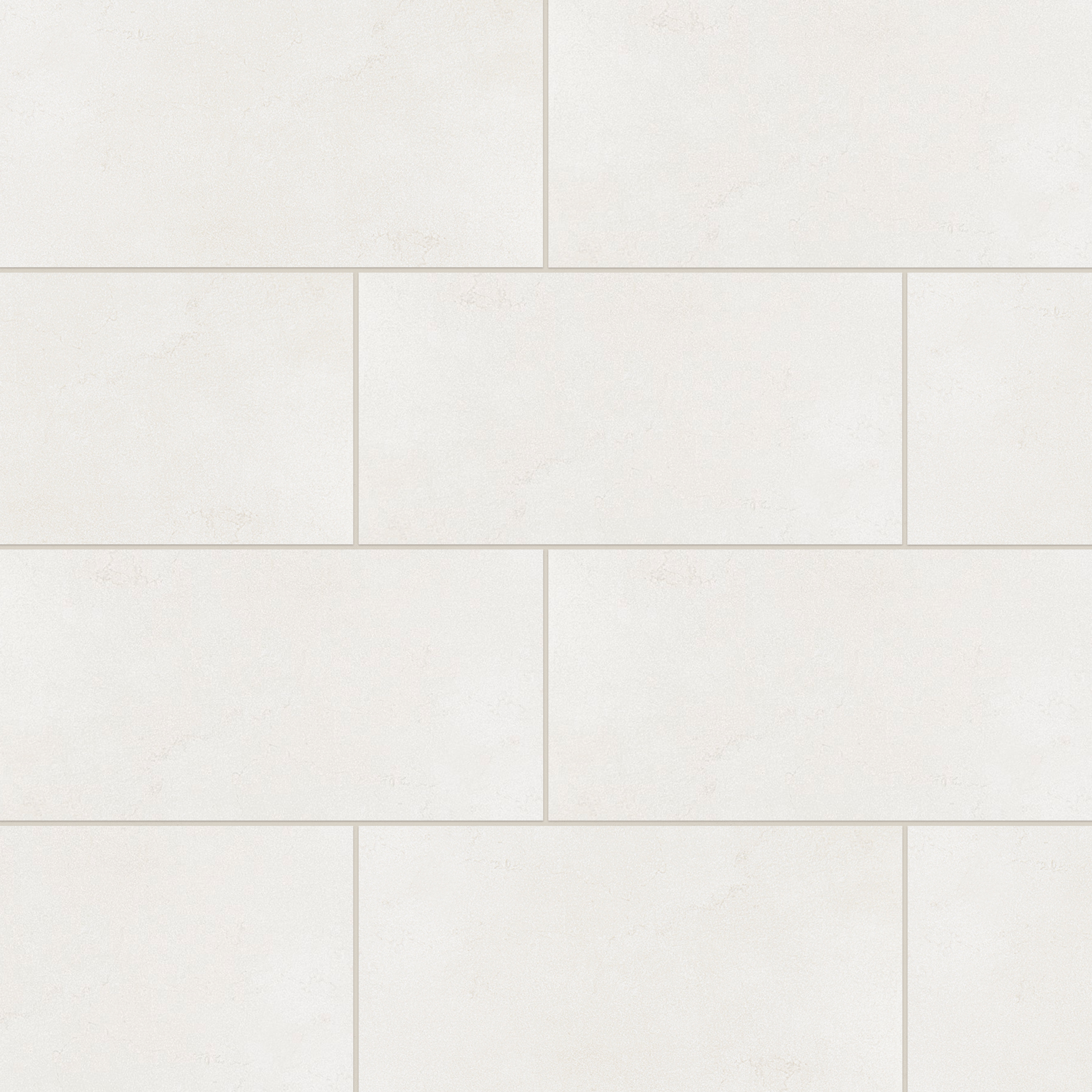Loft 12" x 24" Honed Porcelain Field Tile in White