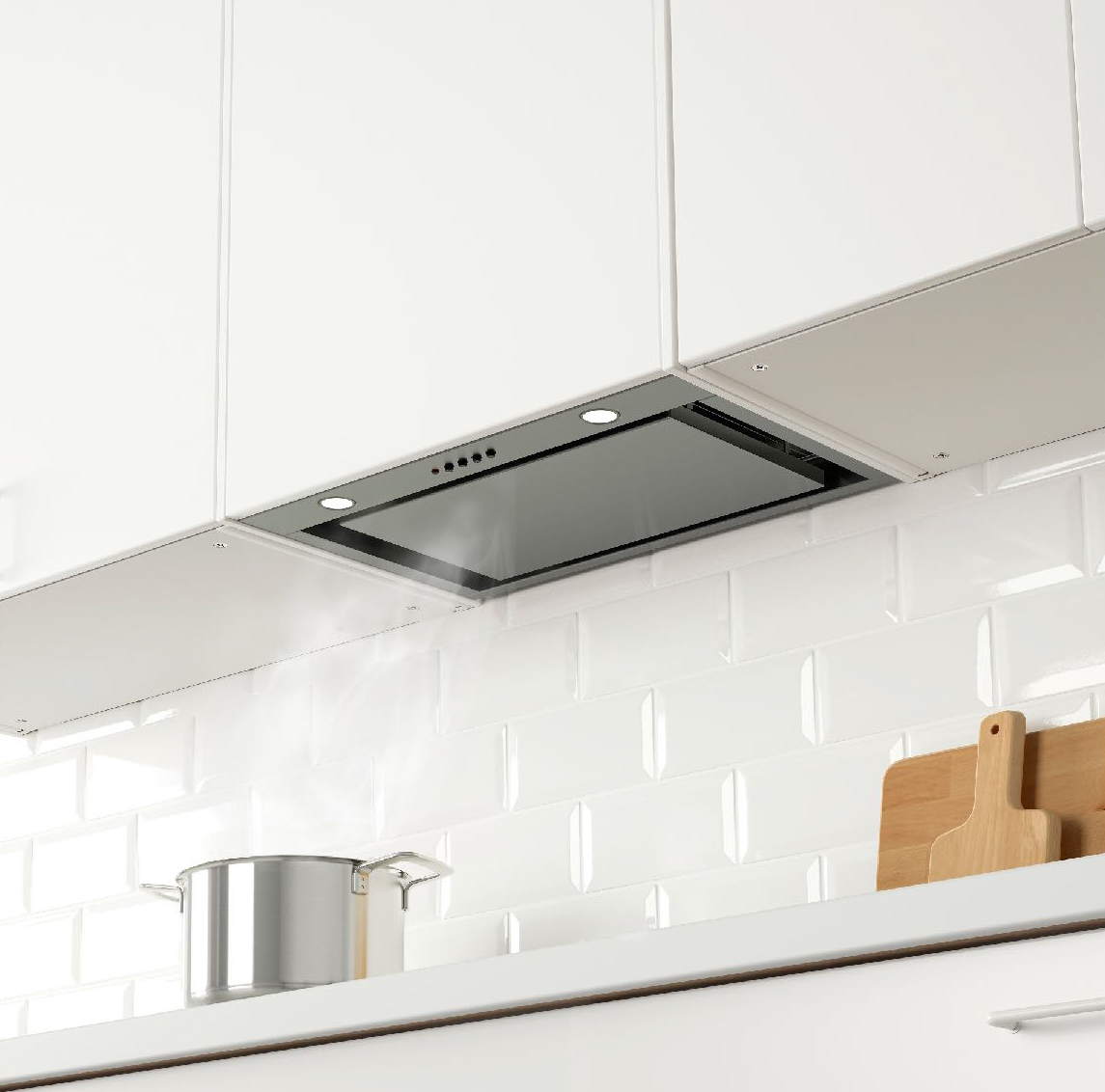 Hidden Range Hoods