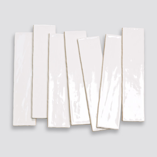 Marin 2.5" x 10" Ceramic Wall Tile in Pearl White alt image