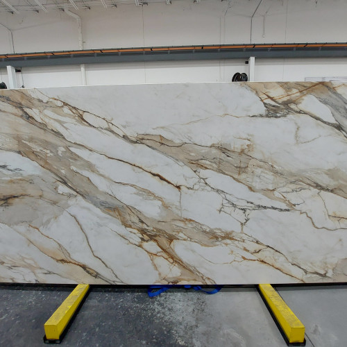 Magnifica Encore 60" x 126" - 12mm Honed Bookmatch Porcelain Slab in Calacatta Antique