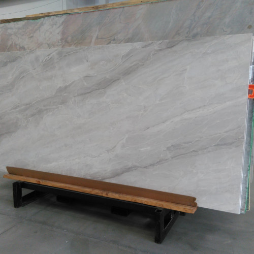 Magnifica Encore 60" x 126" - 12mm Honed Bookmatch Porcelain Slab in Pietra Bianca