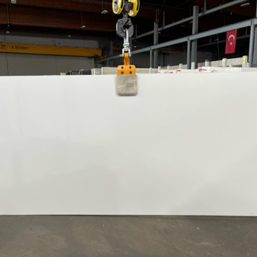 Revera 63" x 126" - 3 cm Polished Quartz Slab in Polar White