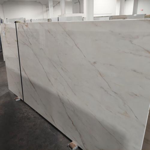 Magnifica Encore - 12mm Polished Porcelain Bookmatched Slab in Calacatta Oro