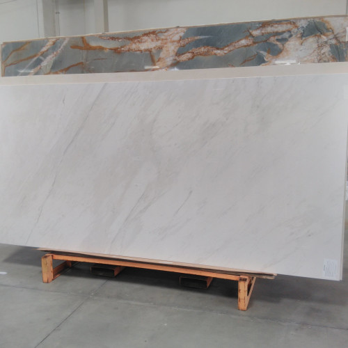 Magnifica Encore - 12mm Polished Porcelain Bookmatched Slab in Luxe White