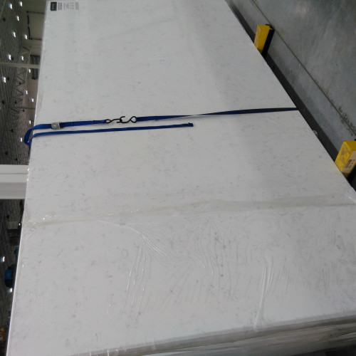 Revera 63" x 126" - 3 cm Polished Quartz in Tahoe White