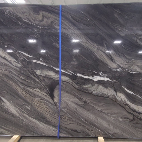 Black Tempest 3cm Polished Quartzite
