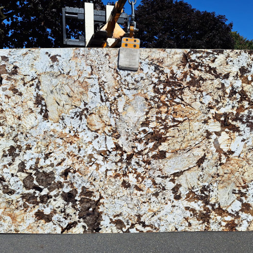 Panda Oro 3cm Polished Granite