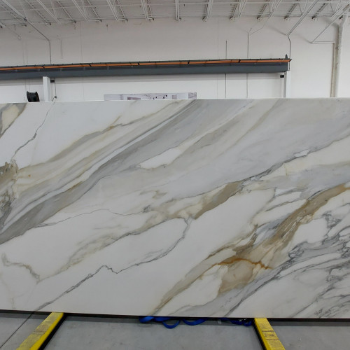 Magnifica Encore 60" x 126" - 12mm Honed Porcelain Bookmatched Slab in Calacatta Macchia Vecchia