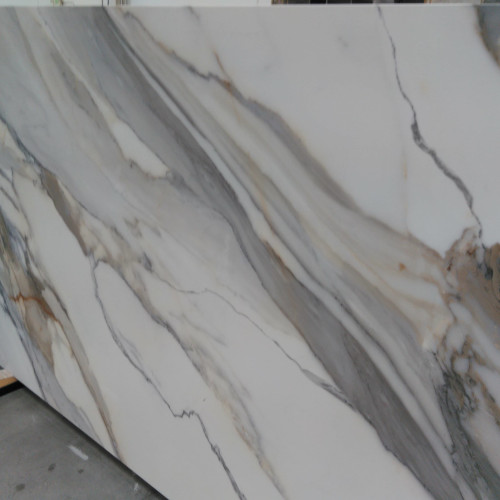 Magnifica Encore 60" x 126" - 12mm Honed Porcelain Bookmatched Slab in Calacatta Macchia Vecchia
