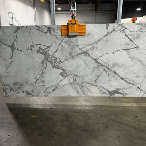 Magnifica Encore 60" x 126" - 12mm Honed Porcelain Bookmatched Slab in Invisible Grey