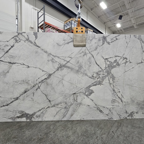 Magnifica Encore 60" x 126" - 12mm Honed Porcelain Bookmatched Slab in Invisible Grey