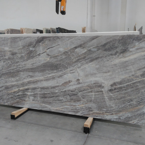 Magnifica Encore 60" x 126" - 12mm Honed Porcelain Bookmatched Slab in Grigio Trambisera