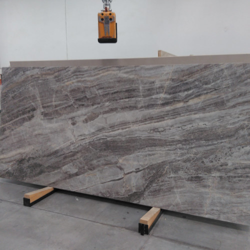 Magnifica Encore 60" x 126" - 12mm Honed Porcelain Bookmatched Slab in Grigio Trambisera