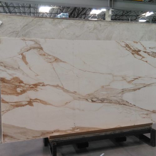 Magnifica Encore 63" x 126" - 12mm Polished Bookmatched Porcelain Slab in Calacatta Borghini