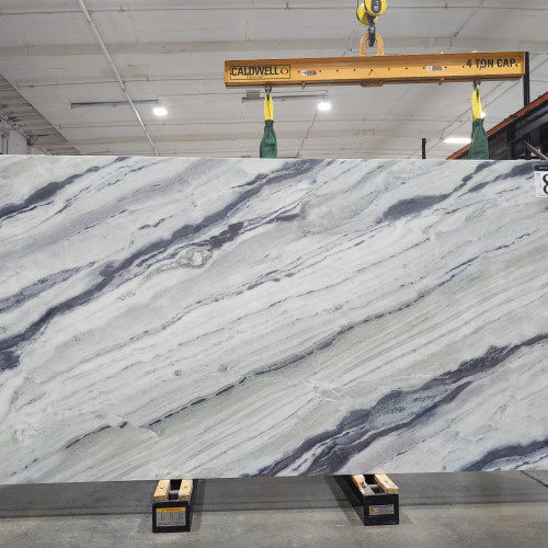 Revera 63" x 126" - 2 cm Polished Bookmatched Quartz Slab in Saggio Bello
