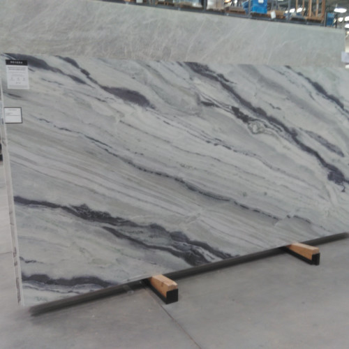 Revera 63" x 126" - 2 cm Polished Bookmatched Quartz Slab in Saggio Bello