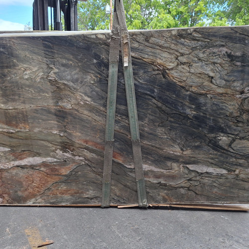 Tempest Blue 3cm polished Quartzite