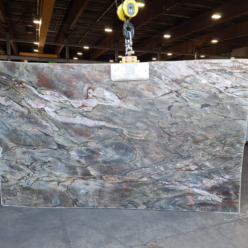 Tempest Blue 3cm Leathered Quartzite