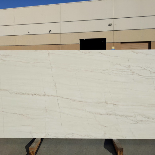 Magnifica Encore 63" x 126" - 12mm Polished Bookmatched Porcelain in Mont Blanc
