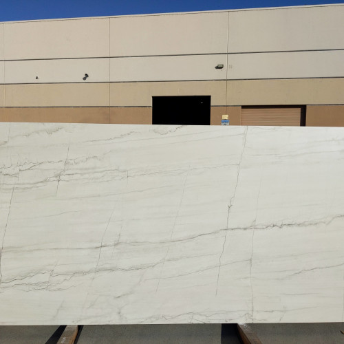 Magnifica Encore 63" x 126" - 12mm Satin 3D Bookmatched Porcelain Slab in Mont Blanc Luxury