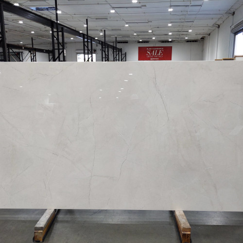 Magnifica Encore 63" x 126" - 12mm Polished Porcelain Slab in Crema Marfil