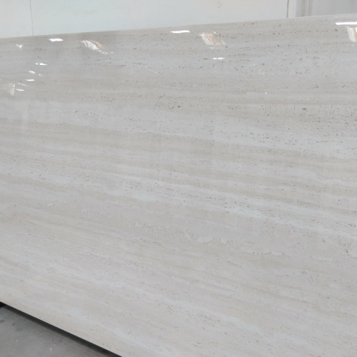 Magnifica Encore 63" x 126" - 12mm Polished Porcelain Slab in Ivory Travertine