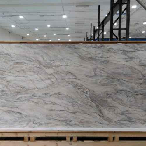 Magnifica Encore 63" x 126" - 12mm Polished Bookmatched Porcelain Slab in Fusion