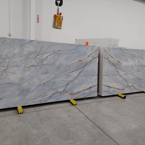 Magnifica Encore Luxury 63" x 126" - 12mm Satin Bookmatched Porcelain in Deep River