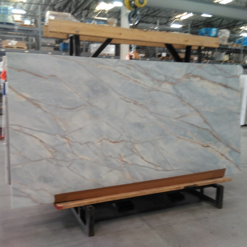 Magnifica Encore Luxury 63" x 126" - 12mm Satin Bookmatched Porcelain in Deep River