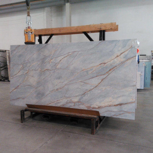 Magnifica Encore Luxury 63" x 126" - 12mm Satin Bookmatched Porcelain in Deep River